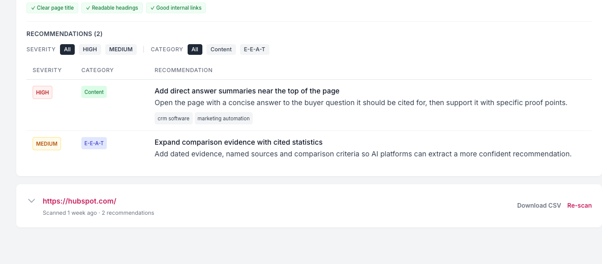 Built for repeatable page checks